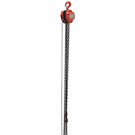 Vestil Manual Chain Hoist, 3K, 20 ft. HCH-3-20